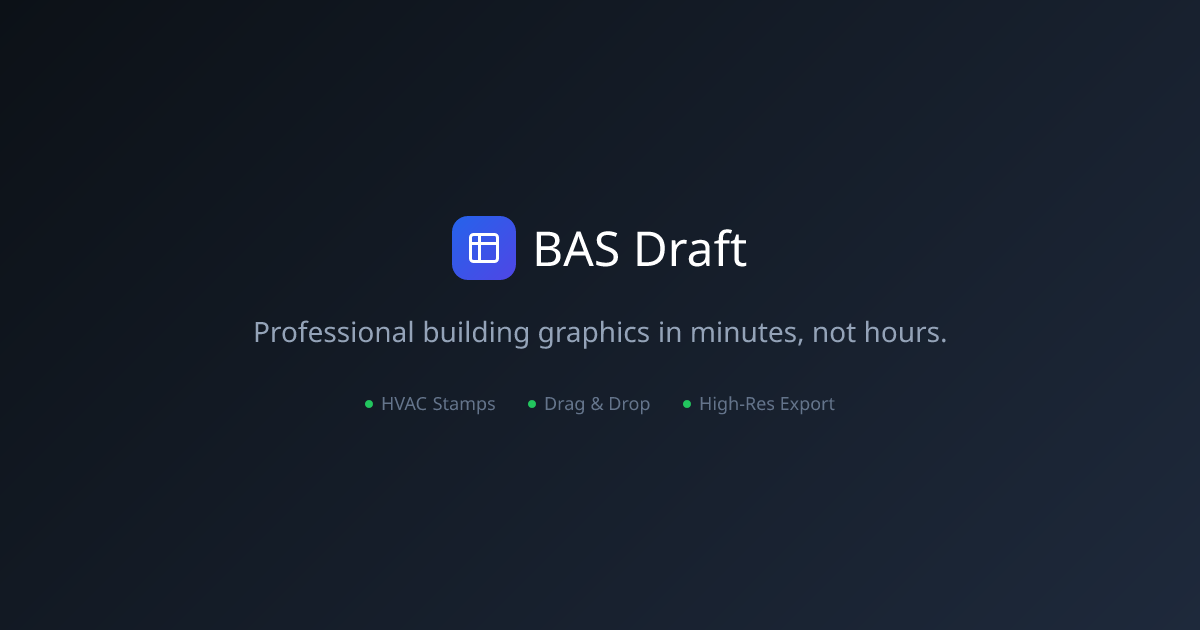 BAS Draft - Floor Plan & BAS Graphics Design Tool